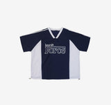 (Unisex) ポスティストリングカラーリングTシャツ