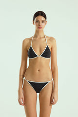Triangle Bikini Panties (Black)