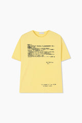 サイケ レタリング ハーフ Tシャツ