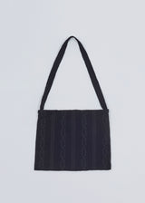 コットンレースショルダーバッグ_Black