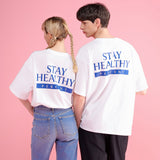 25P バックプリンティング ステイ ロゴ 半袖Tシャツ 25B41306WH