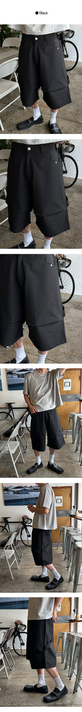 [S/S] パラシュートナイロンバミューダパンツ（３色）