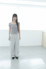 pintuck nylon pants(2colors)