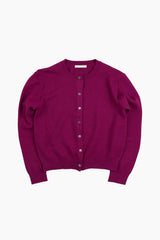 Ciel round button-up cardigan