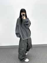 shirring strap cargo pants