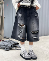 Kaito Damage Bermuda Pants