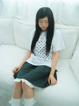 クローバーハグTシャツ / white melange