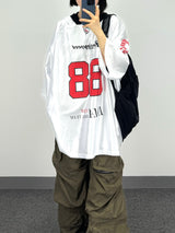 88 metal v-neck t