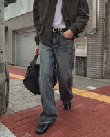Greburn Washed Bootcut Denim