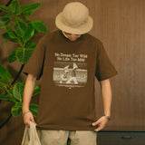 DAKYAM 2025S/S Mild Life Wild Dream Printing T-shirt