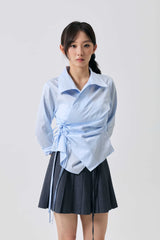 HALO WRAP SHIRT / SKY BLUE