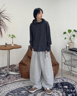 ネオルストライプフードロングスリーブ