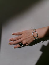 シルバープレートUシェイプドブレスレット
