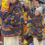 Wolf Nordic Fleece Hooded Jumper