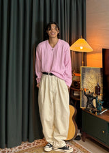Pretzel V-neck knit 6COLOR