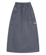 RAFINA カーゴバンディング バックスリット ロングスカート
