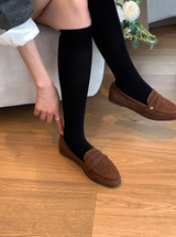 Love In 1006 Gold Ball Formal Loafers 