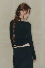 ORCHID TOP black