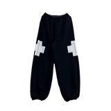 crack cross jogger pants