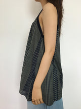 Humming Patchwork sleeveless (2color)