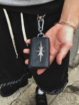 プルール ウォレット キーリング(BLACK)