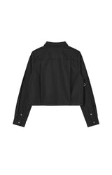 SHAN 2WAY シャツジャケット BLACK
