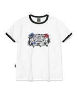 26SS★ スタンプクラブリンガー半袖Tシャツ