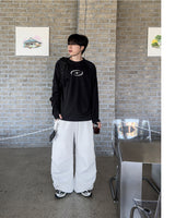 Face Track Line Snap Pants
