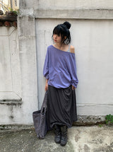 26SS★ [BAONHAUS] Ketone Banding Long Skirt