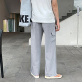 LMN bird coolever nylon cargo wide pants (4 colors)