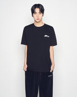25FW ベロアストリングトラックパンツ ブラック
