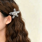 Star Heart Pearl Metal Hair Clip Set