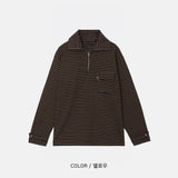 ベイクストライプジップトップ(2color)