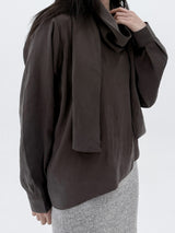  MUFFLER BLEND BLOUSE