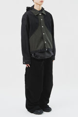 Moss Color Denim Jacket (2color)