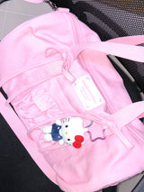 ribbon duffle bag (2 type)