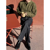 [4SEASON] ローレギュラーデニムパンツ(S-XL)