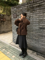 Label Midi Skirt (2color)