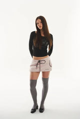 Dotty tee - black