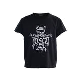 SEXXDEVIL Cross print short sleeves