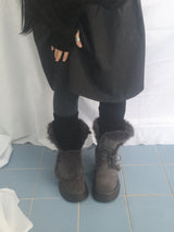 Fingerhole line hooded half zipup
