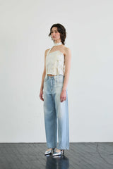ELFIN SCARF TOP / BEIGE
