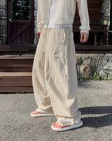 Beo Curved Linen Balloon Pants