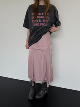 クローゼットサテンレーススカート