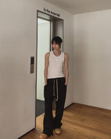 ロイフフレアフィットスウェットパンツ