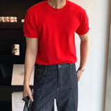 LMN Saint Cool Linen Round Short-Sleeved Knitwear (14 colors)