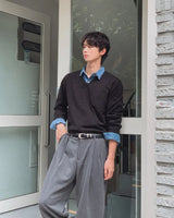 ローヴェント ベーシック ブイネック ニット