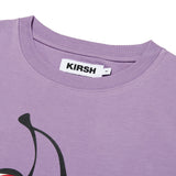 SIGNATURE BIG CHERRY CROP T-SHIRT - PURPLE