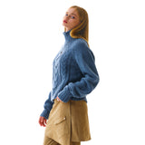 Turtle Neck Blue 