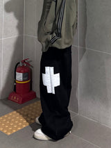 crack cross jogger pants